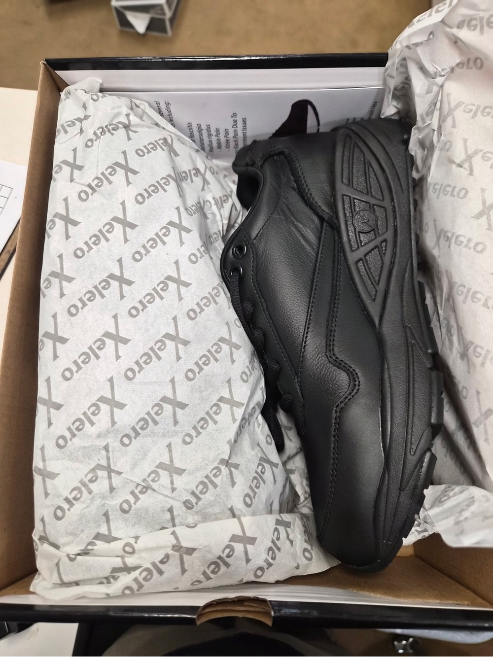 Men's Black Athletic Work Sneaker -